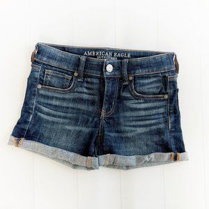 American Eagle Outfitters midi jean shorts in EUC